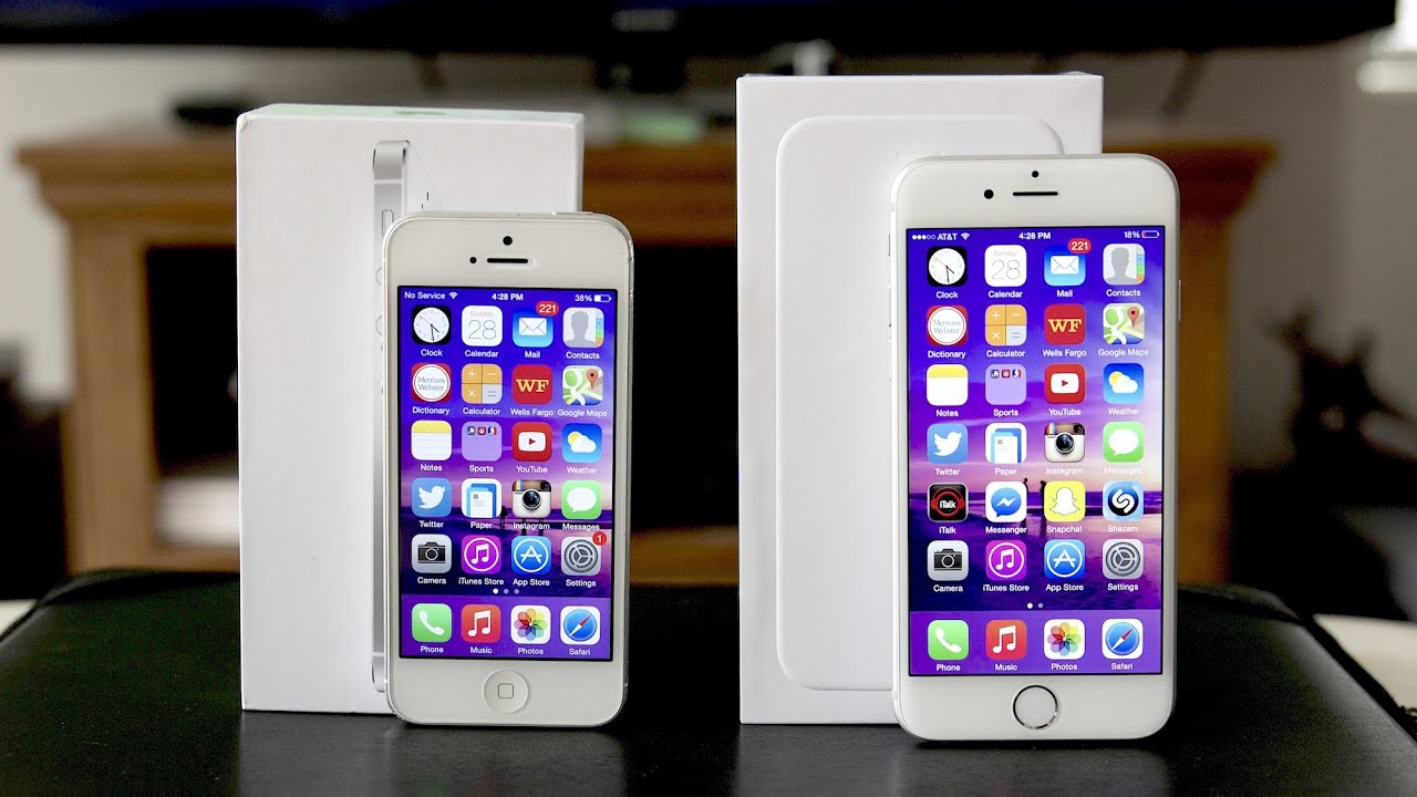 What is the between iPhone 5s and iPhone 6? | Science online