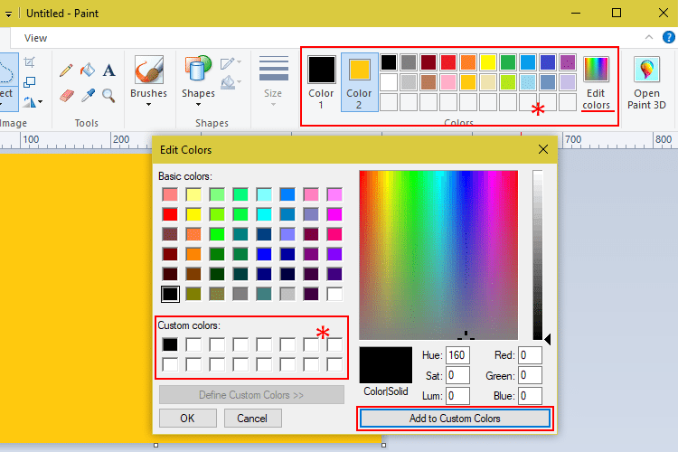 ms paint tools