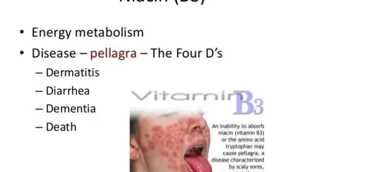 Vitamin B3 Niacin Deficiency (Pellagra)