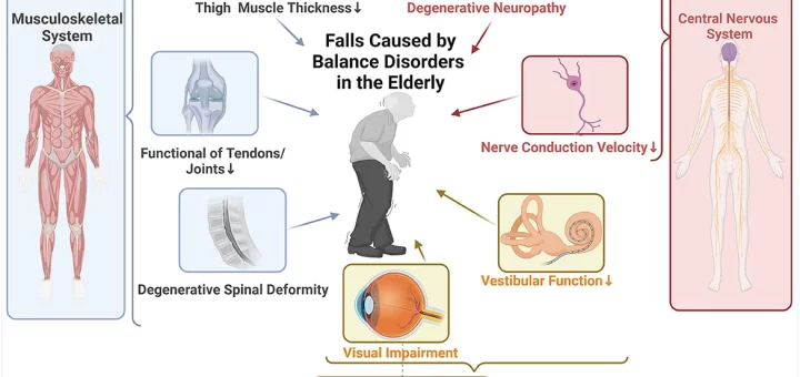 Falls in the elderly causes